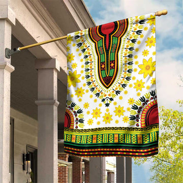 Afro Enkutatash Dashiki and Adey Abeba Garden Flag LT9