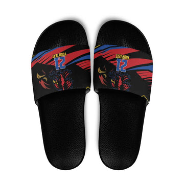 Custom Caribbean Cricket Antigua and Barbuda Slide Sandals LT9