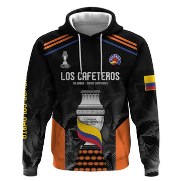 Colombia Champion Football Custom Hoodie Los Cafeteros Black Style LT9