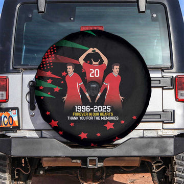 Portuguese Footballer Memorial Spare Tire Cover 1996-2025 Forever In Our Hearts LT9