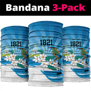 Nicaragua Independence Day Personalized Neck Gaiter Since 1821 Proud Guardabarranco Sacuanjoche LT9