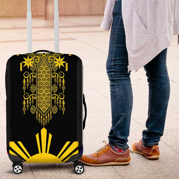 Afro Pinoy Blackapino Half Black Filipino Luggage Cover LT9