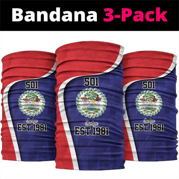 Belize Independence Day Neck Gaiter Since 1981 September 21 LT9