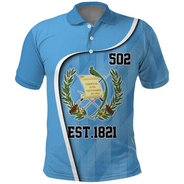 Guatemala Independence Day Polo Shirt Since 1821 September 15 LT9