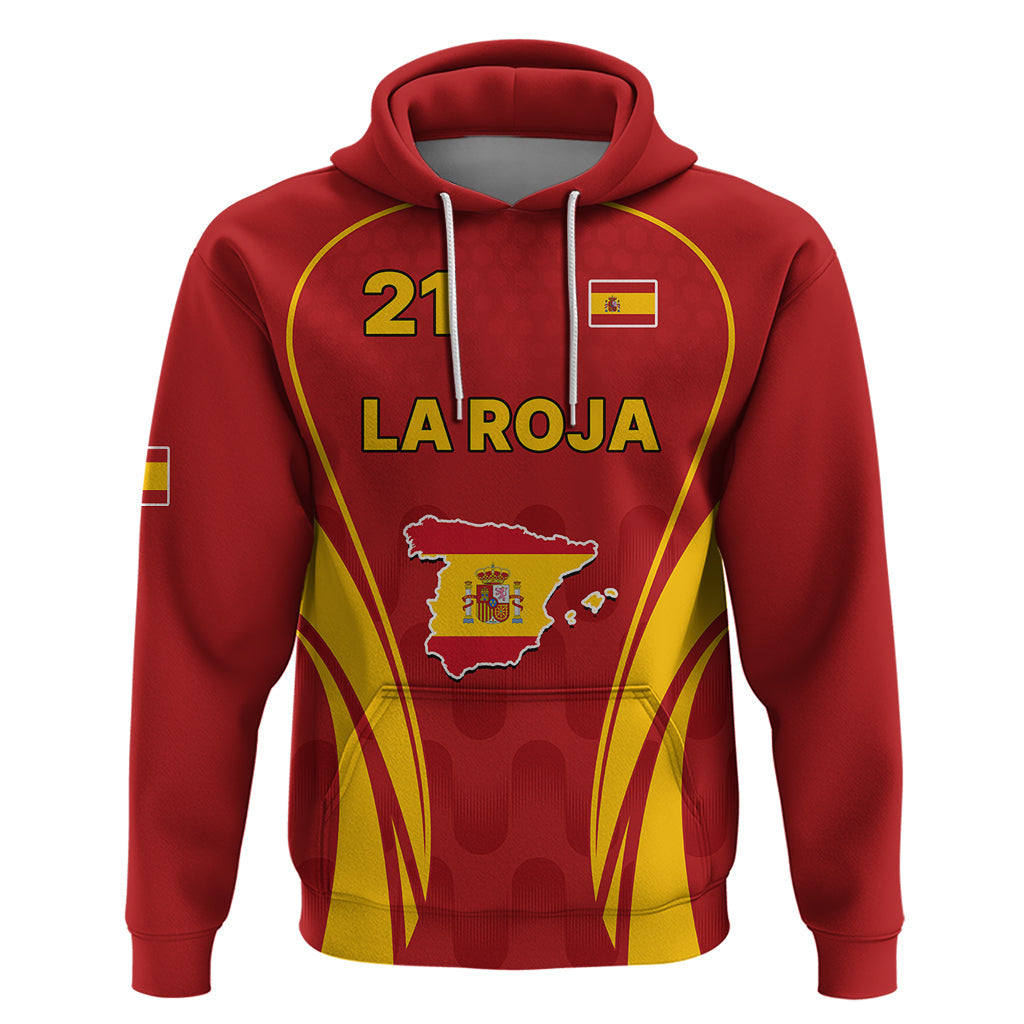 Custom Spain Soccer Hoodie Go World Cup 2023 Sporty Style LT9