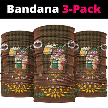 Frank & Stein Oktoberfest Neck Gaiter Beer Festival German Bavarian LT9