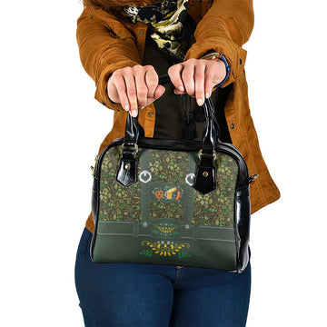 Lederhosen Oktoberfest Shoulder Handbag Hops And Malt Pattern LT9