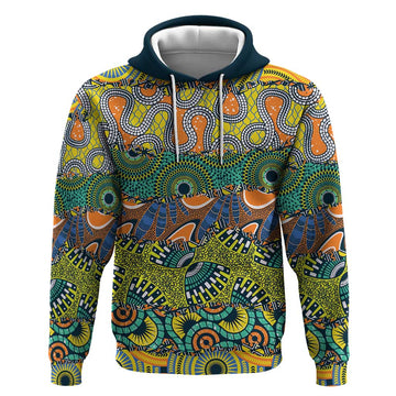 Africa Tribal Mixed Pattern Hoodie LT9