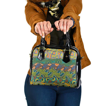 Africa Tribal Mixed Pattern Shoulder Handbag LT9