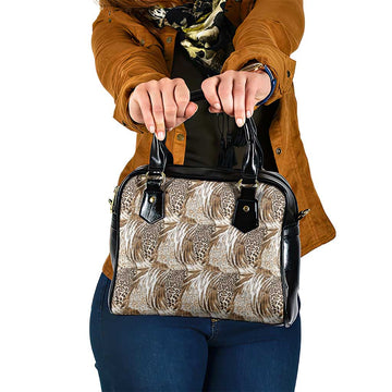 Wild Animal Skins Shoulder Handbag Leopard Pattern LT9