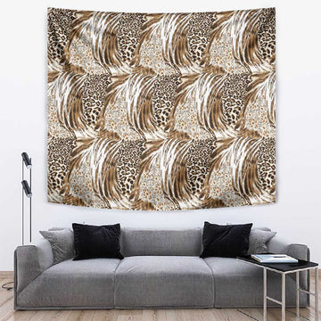 African Wild Animal Skins Tapestry Leopard Pattern LT9
