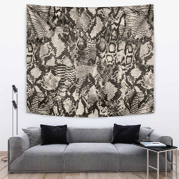 African Wild Animal Skins Tapestry Snake and Crocodile Mix Skin LT9