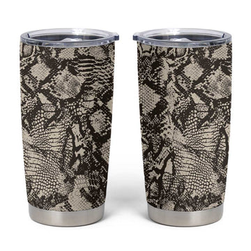 African Wild Animal Skins Tumbler Cup Snake and Crocodile Mix Skin LT9