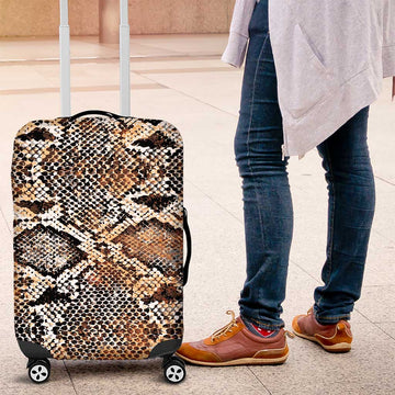 Wild Animal Skins Luggage Cover Vintage Snake Skin Pattern LT9