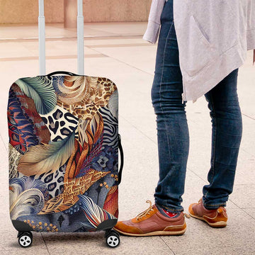 Wild Animal Skins Luggage Cover Unique Leopard Zebra And Snake Patterns LT9