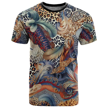 African Wild Animal Skins T shirt Unique Leopard Zebra And Snake Patterns LT9