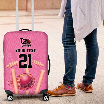 Bermuda Cricket Custom Luggage Cover Quo Fata Ferunt Sporty LT9