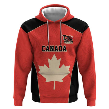 Canada Cricket Custom Hoodie Classic Maple Leaf LT9