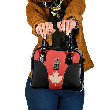 Canada Cricket Custom Shoulder Handbag Classic Maple Leaf LT9