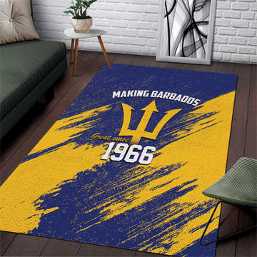 Black Barbadians Pride Est 1966 Area Rug LT9