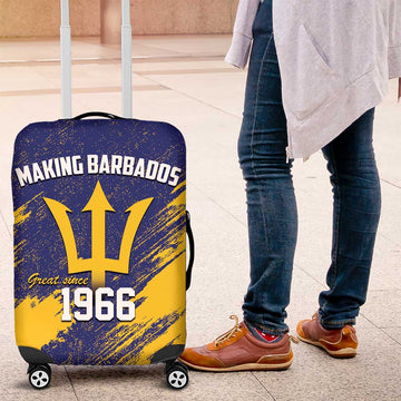 Barbados Pride Est 1966 Luggage Cover LT9