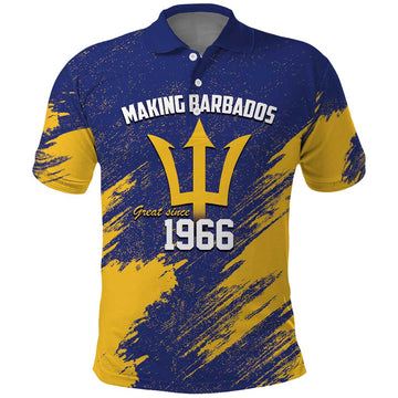 Barbados Pride Est 1966 Polo Shirt LT9