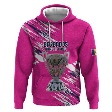 Caribbean Cricket Barbados Personalized Hoodie Make It Three 2025 is Ours LT9