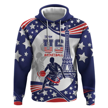 Personalized USA Basketball Hoodie One For All Summer Sport LT9