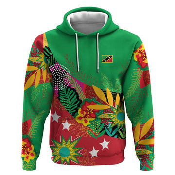 Custom Caribbean Cricket St Kitts and Nevis Hoodie Patriots Reign 2025 LT9
