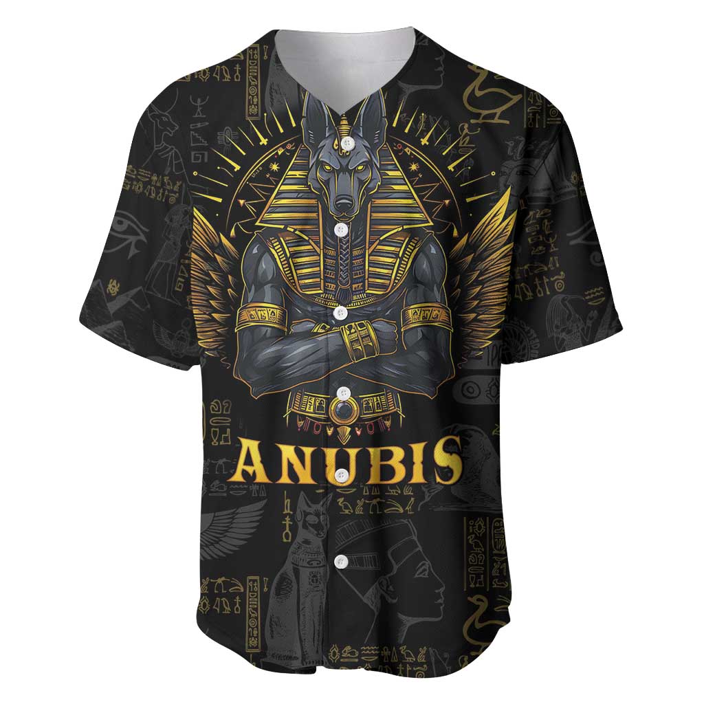 Anubis Egyptian God of Death Baseball Jersey LT9
