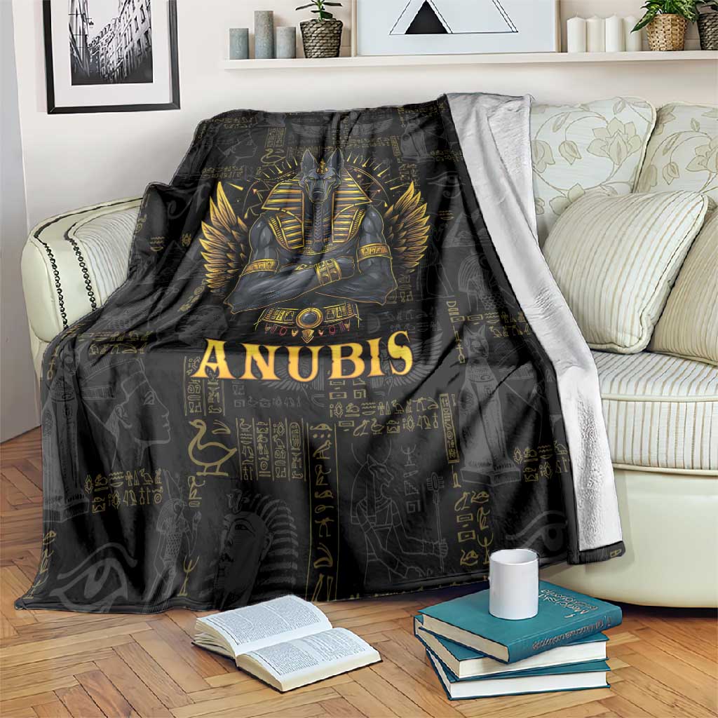 Anubis Egyptian God of Death Blanket LT9