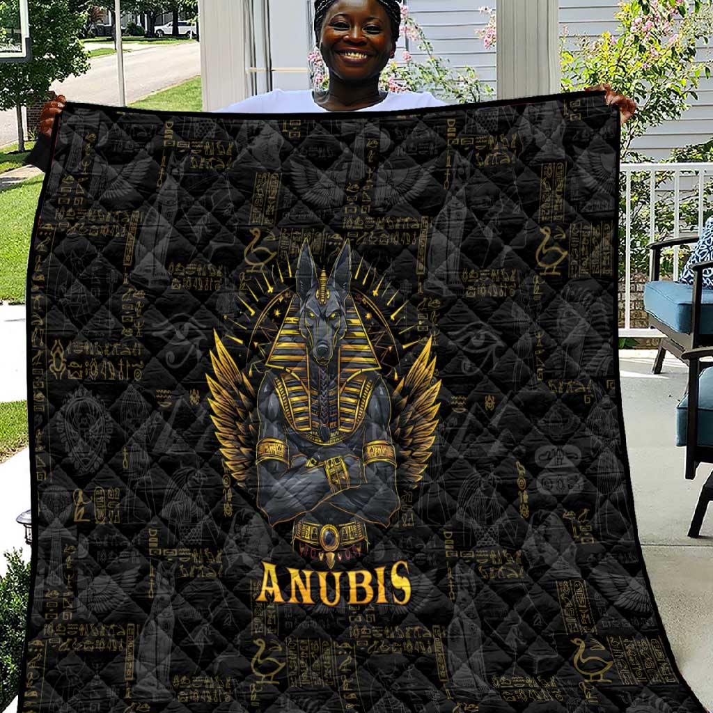 Anubis Egyptian God of Death Quilt LT9