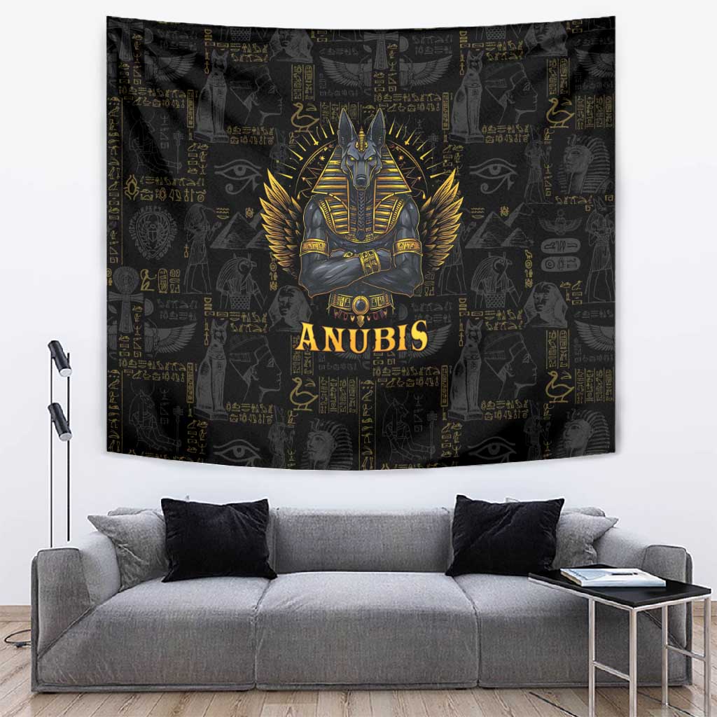 Anubis Egyptian God of Death Tapestry LT9