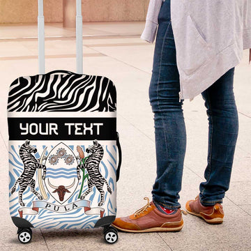 Botswana Personalized Luggage Cover Zebra Skins Pattern LT9