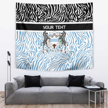 Botswana Personalized Tapestry African Zebra Skins Pattern LT9