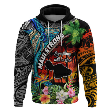Hawaii Strong Maui Wildfire Hoodie Pray For Lahaina Maui LT9