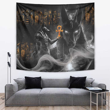 Mythical Anubis Tapestry The Egyptian God of Death LT9