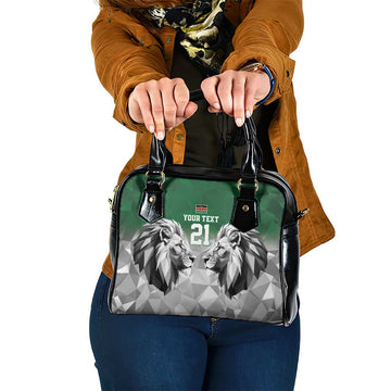 Kenya Rugby Custom Shoulder Handbag Green Kenyan 22-23 Motif LT9