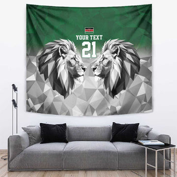 Custom Rugby Africa Kenya Tapestry Green Kenyan 22-23 Motif LT9