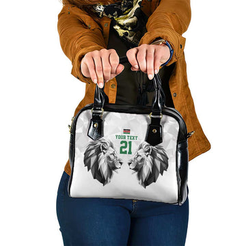 Kenya Rugby Custom Shoulder Handbag White Kenyan 22-23 Motif LT9