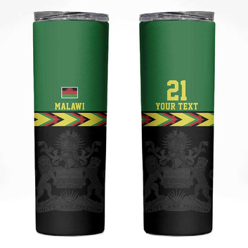Custom Cricket Africa Malawi Skinny Tumbler Malawi Chevron Pattern LT9