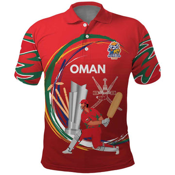 Custom Cricket Oman East Asia-Pacific Polo Shirt Oman Home Victory Spirit LT9
