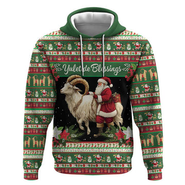 Yule Goat Personalized Hoodie Scandanavian Mythology LT9