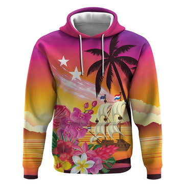 Curacao Football Custom Hoodie Come On La Familia Azul LT9