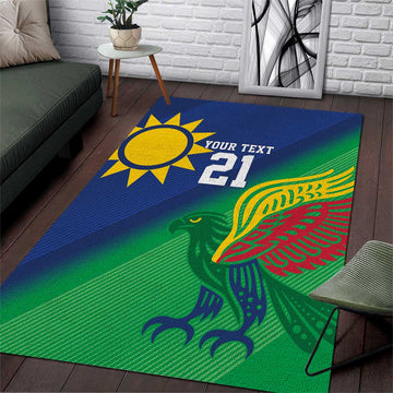 Custom Rugby African Namibia Area Rug Welwitschias African Fish Eagle LT9