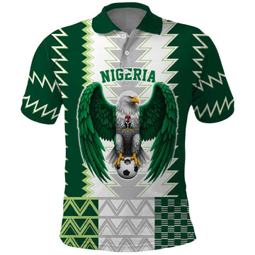 Nigeria Football Custom Polo Shirt Classic 20-21 Home Jersey LT9