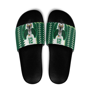 Nigeria Football Custom Slide Sandals Classic 20-21 Home Jersey LT9