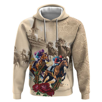 Personalized Kentucky Horse Race Hoodie Race for Rosse LT9