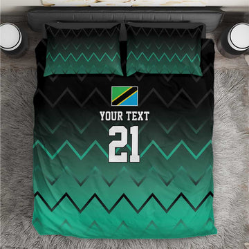 Custom Football African Tanzania Bedding Set Retro 2023-24 Tanzania History LT9