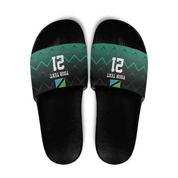 Tanzania Football Custom Slide Sandals Retro 2023-24 Tanzania History LT9